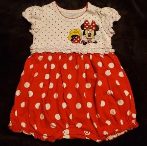 NWOT Authentic Disney Parks Baby Girl Romper